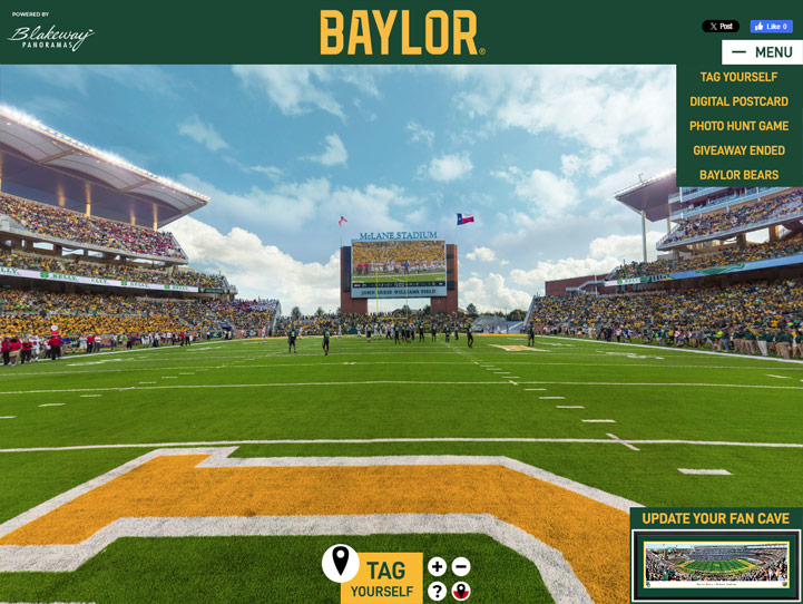 Baylor Bears Gigapixel Fan Photo