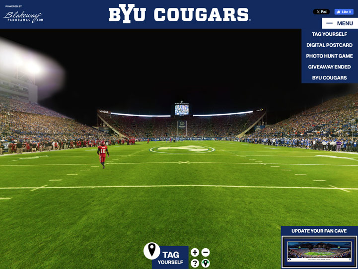 Brigham Young Cougars Gigapixel Fan Photo