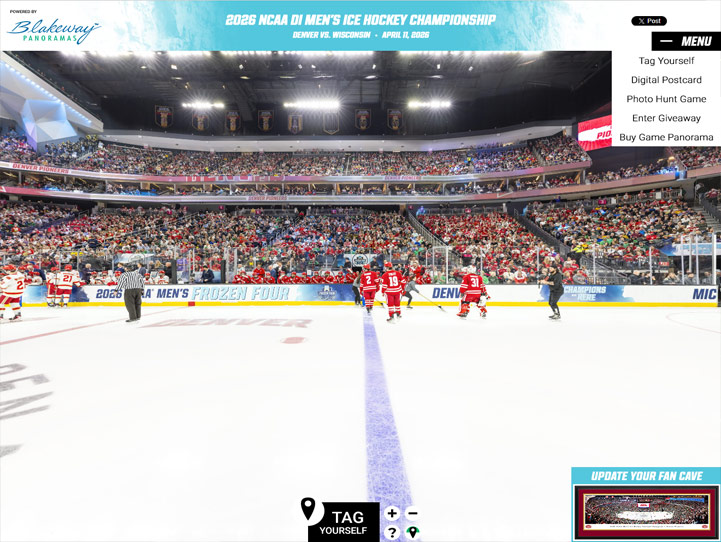 2026 NCAA D1 Hockey National Championship 360 Gigapixel Fan Photo
