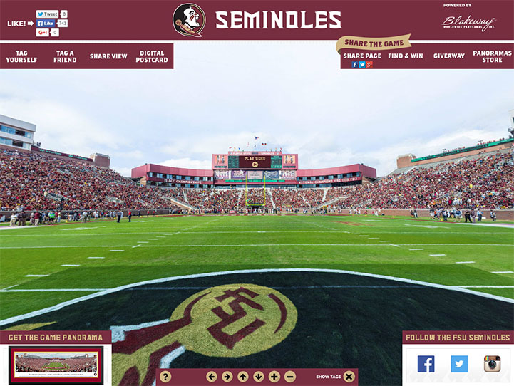 Florida State Seminoles Gigapixel Fan Photo