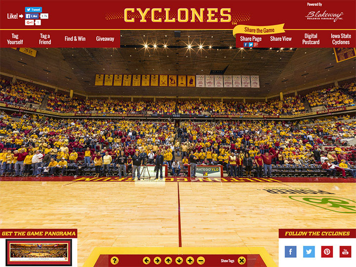 Iowa State Cyclones Gigapixel Fan Photo