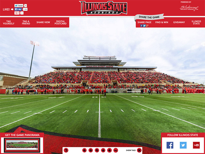 Illinois State Redbirds Gigapixel Fan Photo