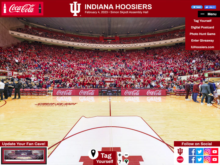 Indiana Hoosiers Gigapixel Fan Photo