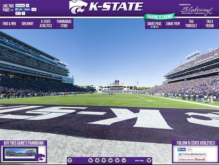 K-State Wildcats Gigapixel Fan Photo