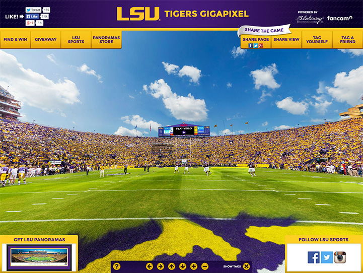 LSU Tigers Gigapixel Fan Photo