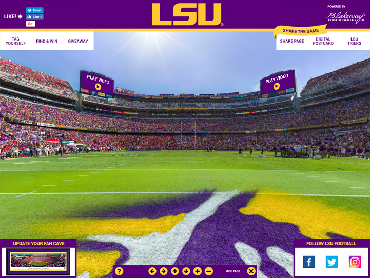 LSU Tigers Gigapixel Fan Photo