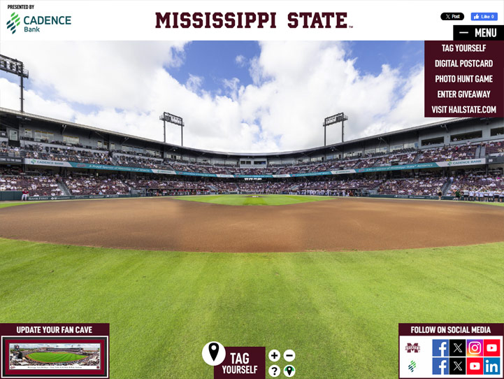 Mississippi State Bulldogs 360 Gigapixel Fan Photo