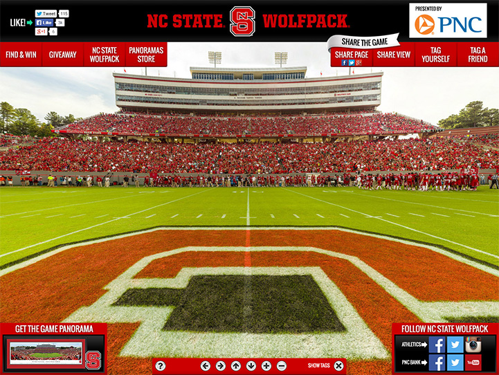 NC State Wolfpack Gigapixel Fan Photo