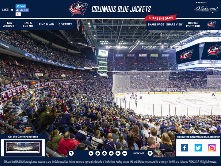 Columbus Blue Jackets Gigapixel Fan Photo