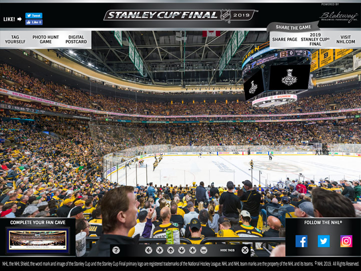 2019 NHL Stanley Cup Final 360 Gigapixel Fan Photo