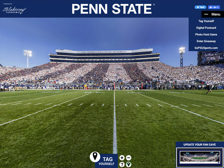 Penn State Nittany Lions at Beaver Stadium Panorama Poster - the Stadium  Shoppe