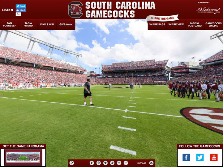 South Carolina Gamecocks Gigapixel Fan Photo