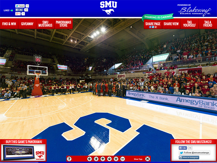 SMU Mustangs Gigapixel Fan Photo