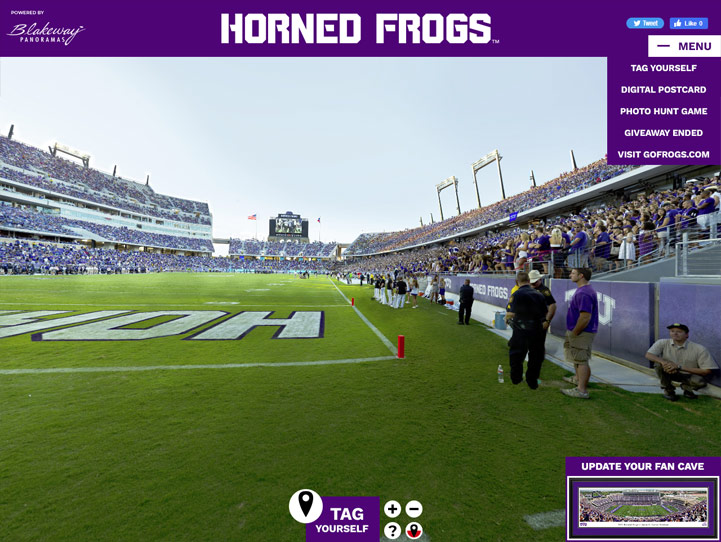 TCU Horned Frogs Gigapixel Fan Photo