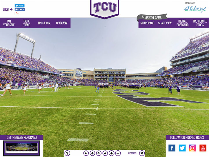 TCU Horned Frogs Gigapixel Fan Photo