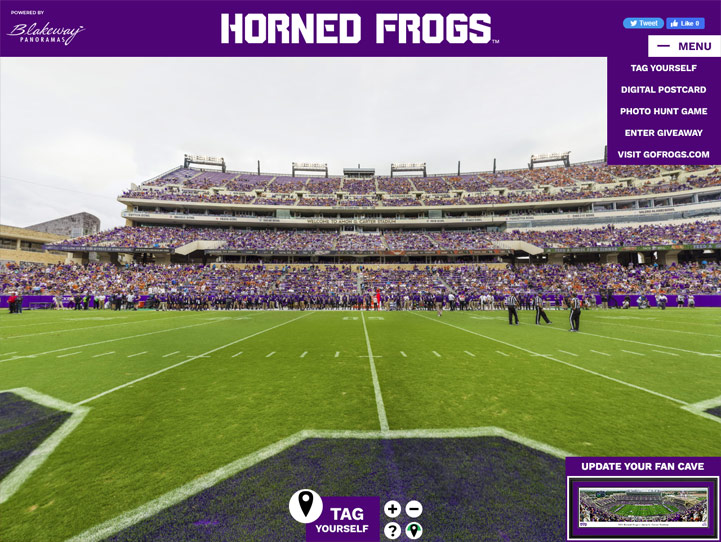 TCU Horned Frogs Gigapixel Fan Photo