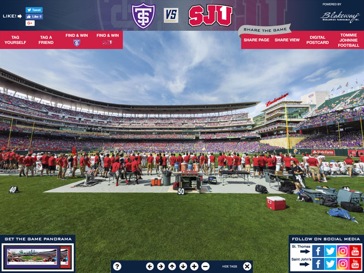 St. Thomas vs. Saint John's Gigapixel Fan Photo