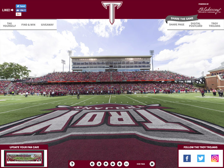 Troy Trojans Gigapixel Fan Photo