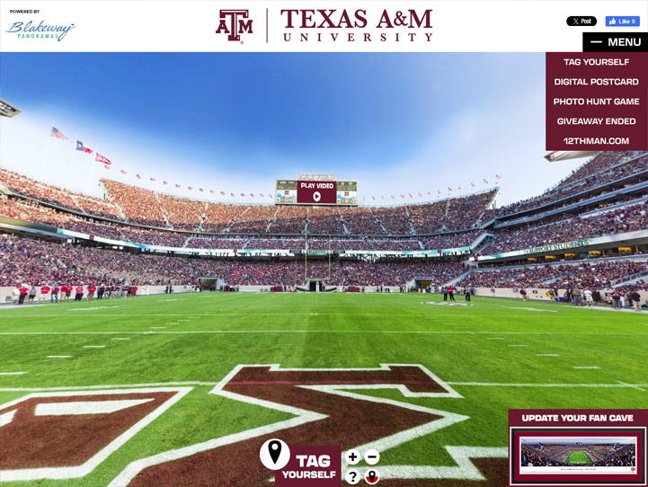 Texas A&M Aggies Gigapixel Fan Photo