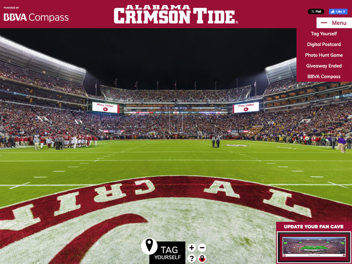 Alabama Crimson Tide Gigapixel Fan Photo