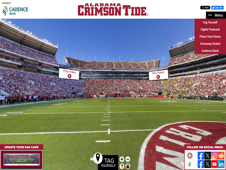 Alabama Crimson Tide Gigapixel Fan Photo