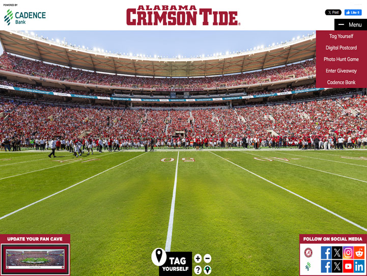 Alabama Crimson Tide Gigapixel Fan Photo