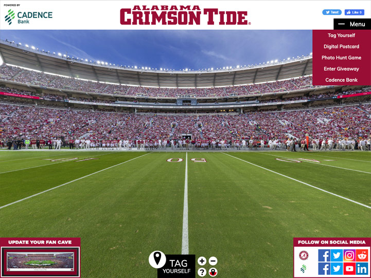 Alabama Crimson Tide Gigapixel Fan Photo