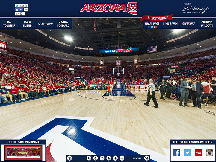 Arizona Wildcats Gigapixel Fan Photo