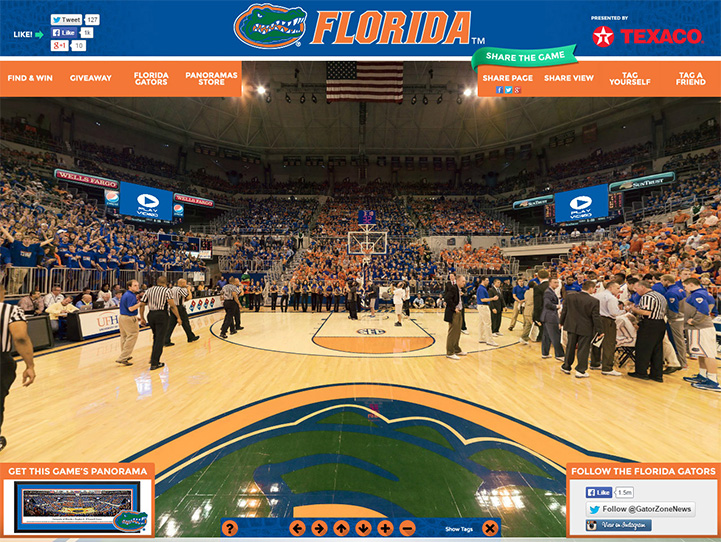 Florida Gators Gigapixel Fan Photo