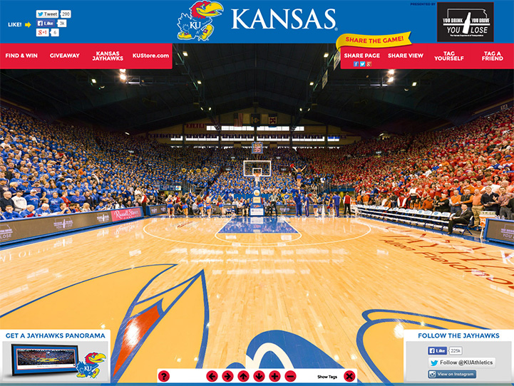 Kansas Jayhawks Gigapixel Fan Photo