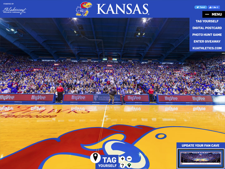 Kansas Jayhawks Gigapixel Fan Photo