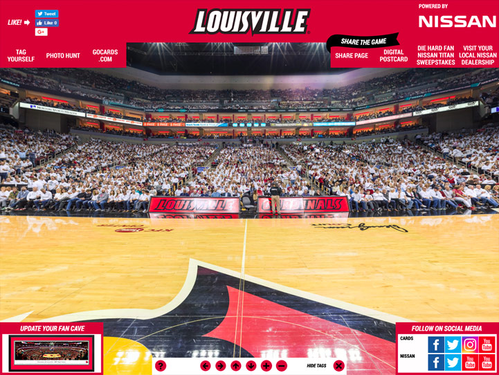 Louisville Cardinals Gigapixel Fan Photo