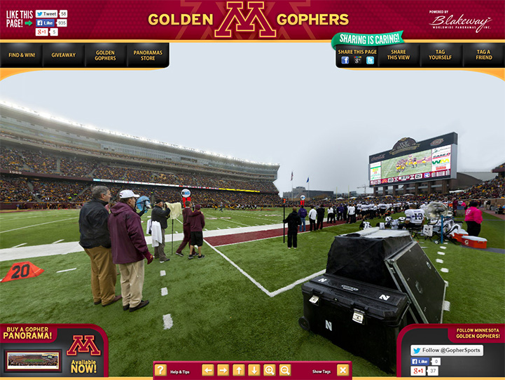 Minnesota Golden Gophers Gigapixel Fan Photo