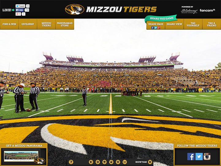 Missouri Tigers Gigapixel Fan Photo