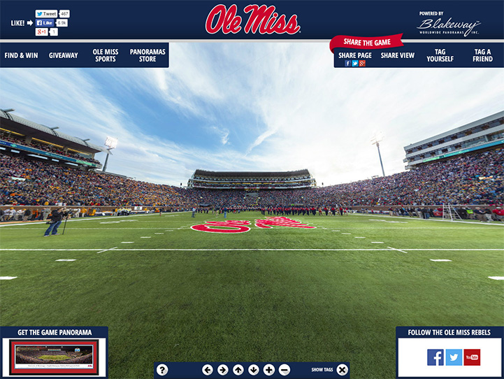 Ole Miss Rebels Gigapixel Fan Photo