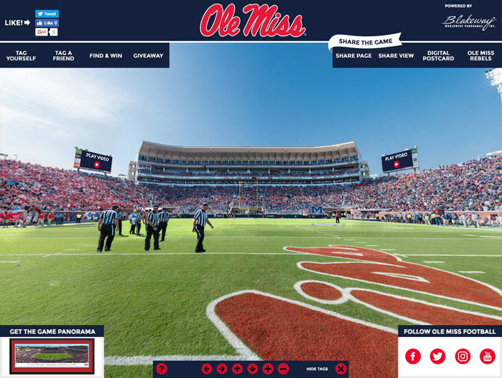 Ole Miss Rebels Gigapixel Fan Photo