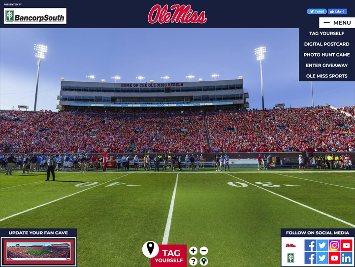 Ole Miss Rebels Gigapixel Fan Photo