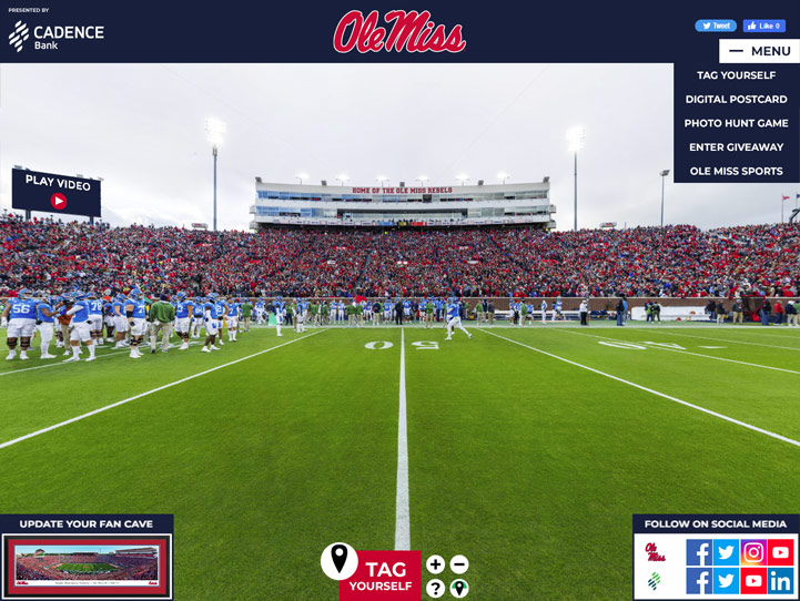 Ole Miss Rebels Gigapixel Fan Photo