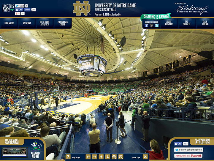 Notre Dame Fighting Irish Gigapixel Fan Photo