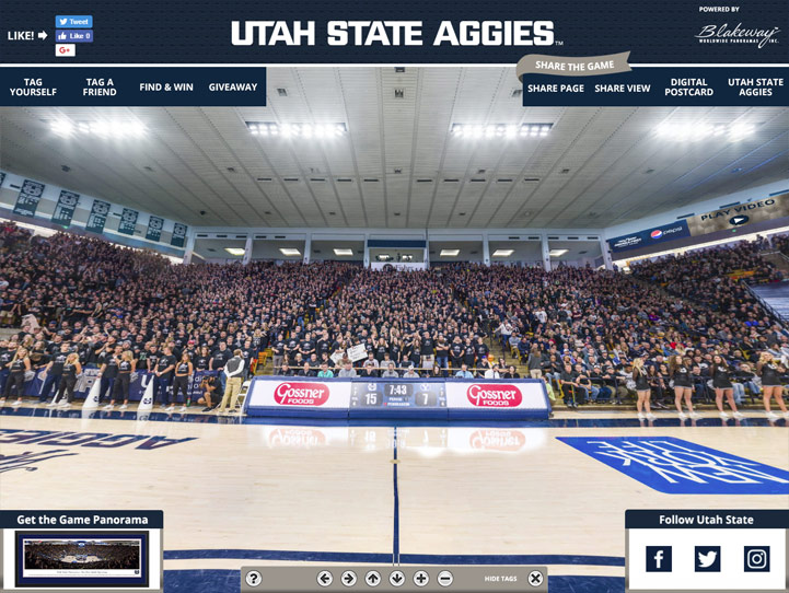 Utah State Aggies Gigapixel Fan Photo