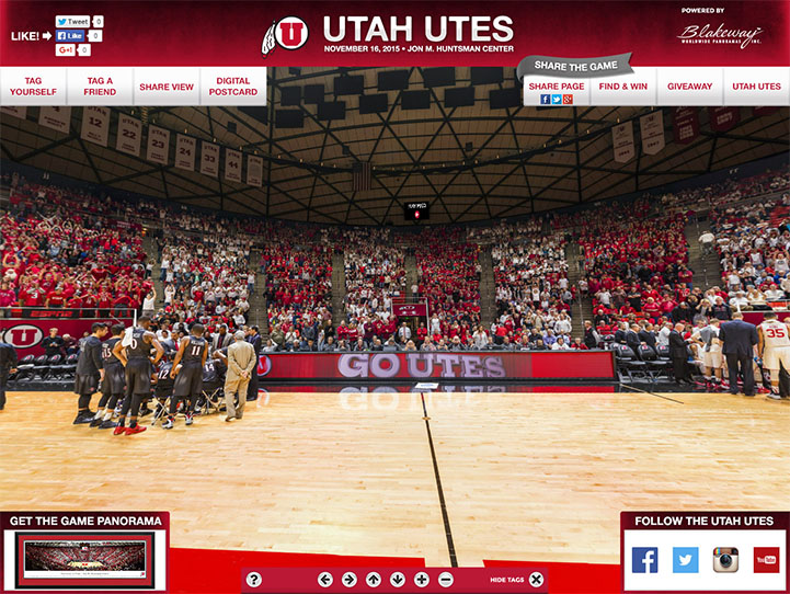 Utah Utes Gigapixel Fan Photo