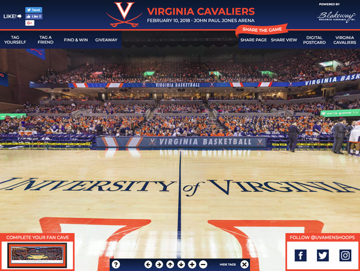 Virginia Cavaliers Gigapixel Fan Photo