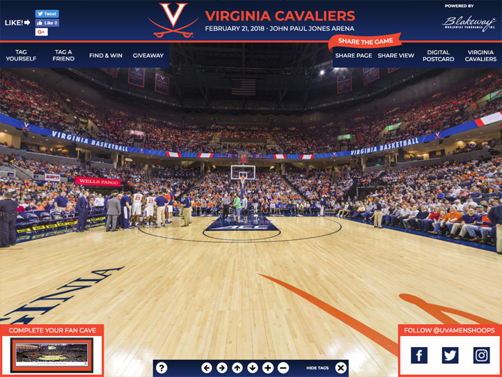 Virginia Cavaliers Gigapixel Fan Photo