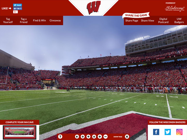 Wisconsin Badgers Gigapixel Fan Photo