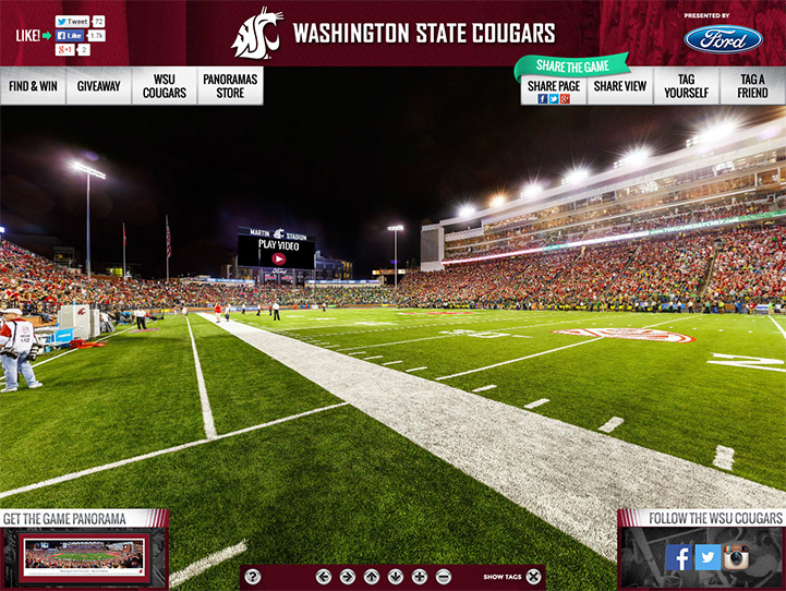 Washington State Cougars Gigapixel Fan Photo