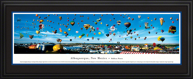 Albuquerque International Balloon Fiesta Skyline Panoramic Picture - New Mexico