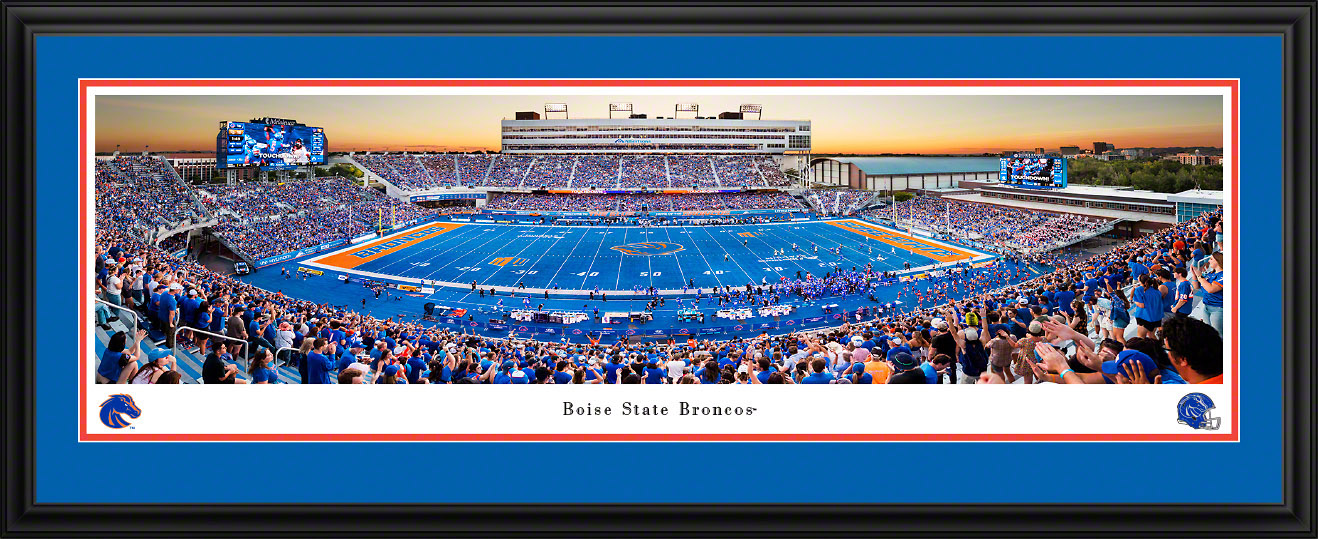 Boise State Broncos - Albertsons Stadium Panoramic Fan Cave Wall Decor