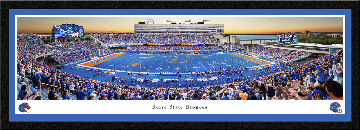 Boise State Broncos - Albertsons Stadium Panoramic Fan Cave Wall Decor