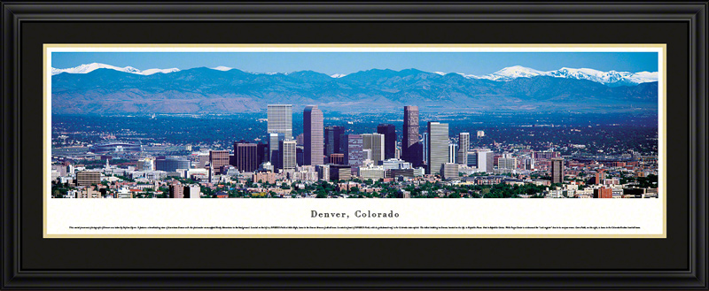 Denver, Colorado Panoramic Skyline Picture