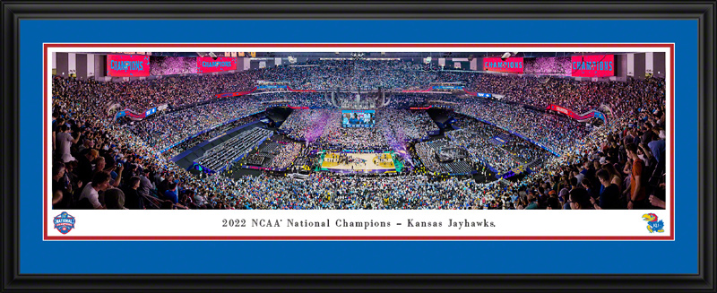 2022 NCAA Men's Basketball National Champions Panoramic Picture